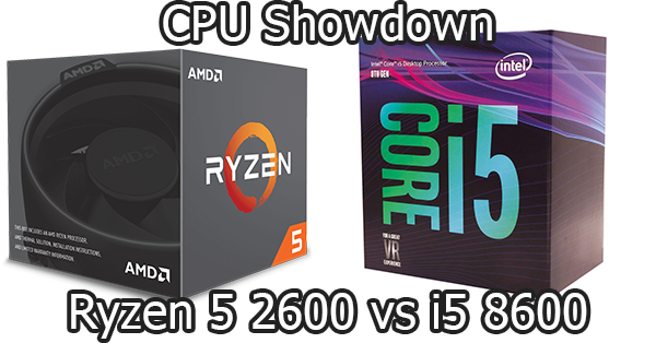Gewoon Cokes Maak het zwaar AMD's R5 2600X vs. Intel's i5-8600