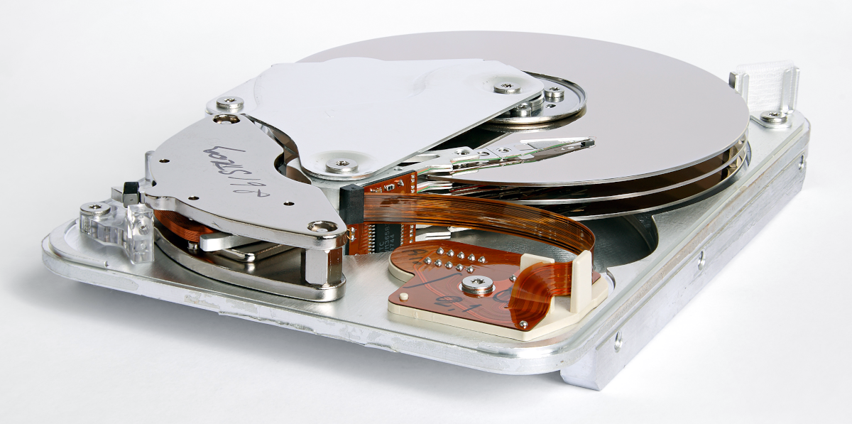 Interior of Seagate HDD